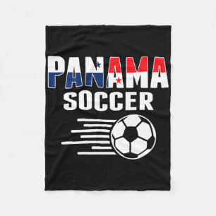Proud Panama Soccer Fans Jersey - Panamanian Footb Fleece Blanket