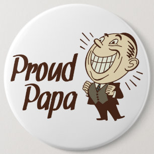 Proud Papa Button