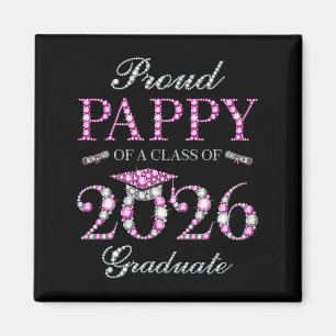 Proud Pappy Of A Cl Of 2026 Graduate  Magnet