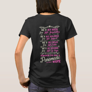 Proud Paramedic Wife Shirt