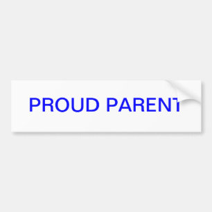 Proud Parent Bumper Sticker