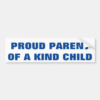 Proud Parent Bumper Sticker
