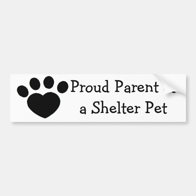 Proud Parent Bumper Sticker (Front)
