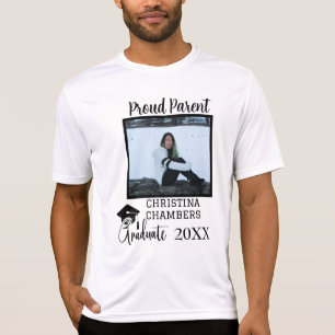 Proud Parent Graduates Photo and Year T-Shirt