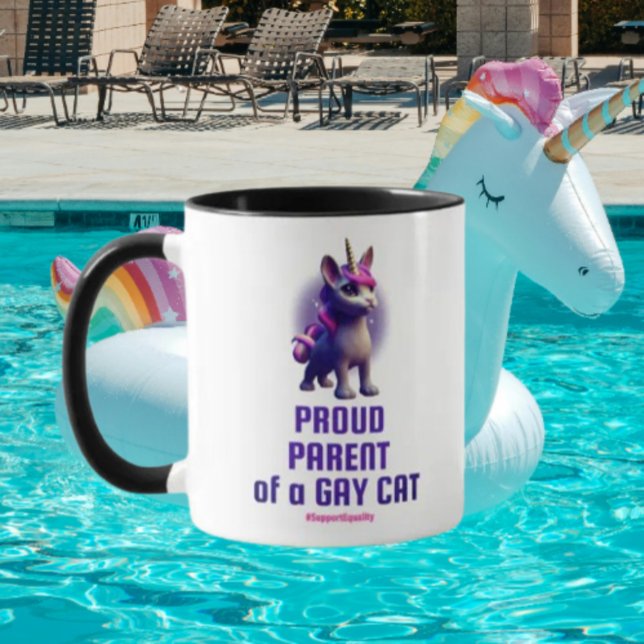 Proud Parent of a Gay Cat Mug (Creator Uploaded)