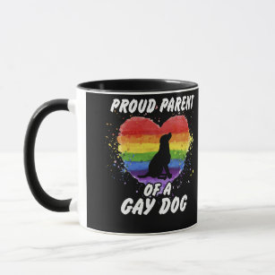 Proud Parent Of A Gay Dog LGBT Pride Mug