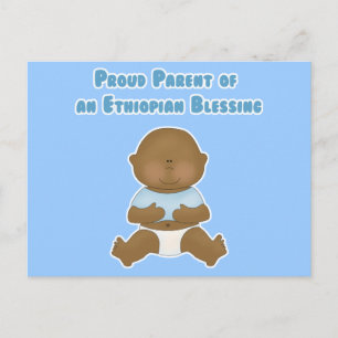 Proud Parent of an Ethiopian Blessing Postcard