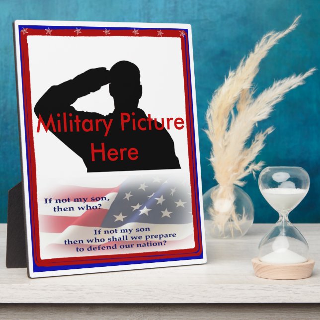 Proud Parent of Military Son Frame (Side)
