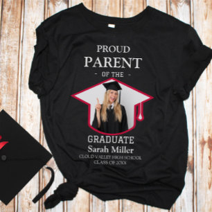 Proud Parent of the Graduate With a Photo & Name T-Shirt