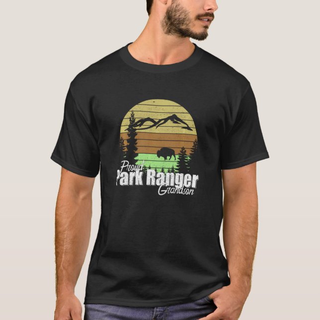 Proud Park Ranger Grandson T-Shirt (Front)