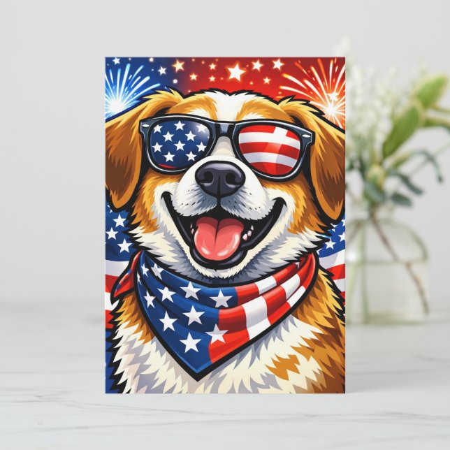 Proud Paws and Bright Stars  Card ("Proud paws and bright stars!)