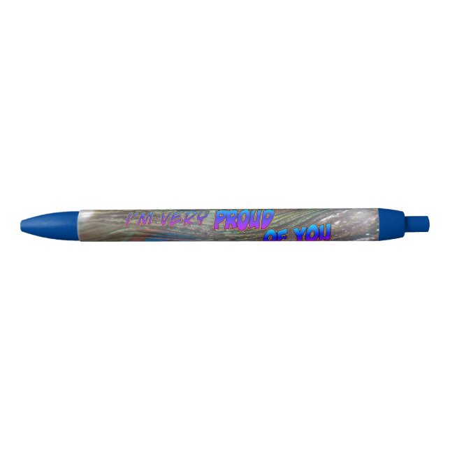 Proud Peacock Feathers Pen (Front)