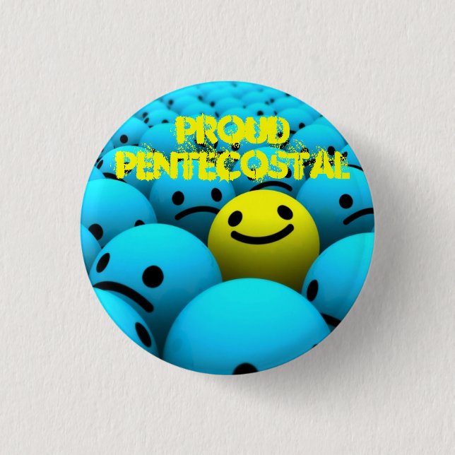 Proud Pentecostal 3 Cm Round Badge (Front)