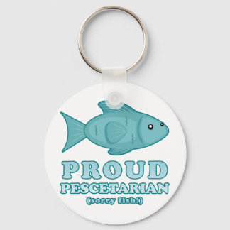 Proud Pescetarian Key Ring