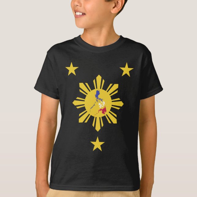 Proud Philippines Filipino Pinoy T-Shirt (Front)