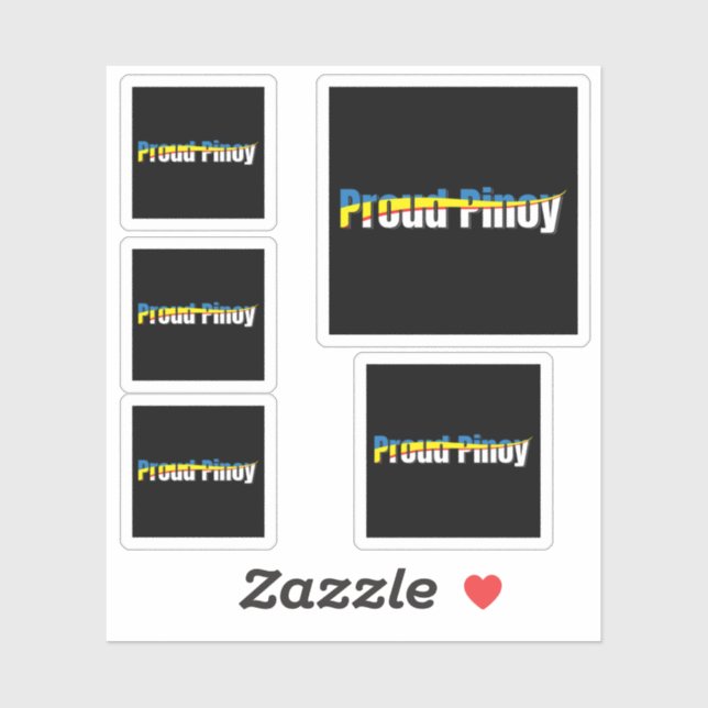 Proud Pinoy - Philippines Flag Tagalog (Sheet)