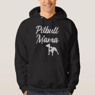 Proud Pitbull Mama Womens Pit Bull Dog Hoodie