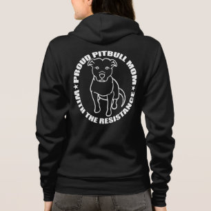 Proud Pitbull Moms With The Resistance Hoodie