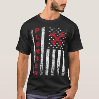 Proud plumber design for american 8th  boys the ca T-Shirt