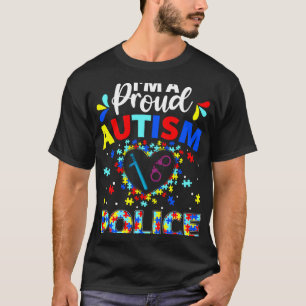 Proud Police Autism Awareness Love Autistic Matchi T-Shirt