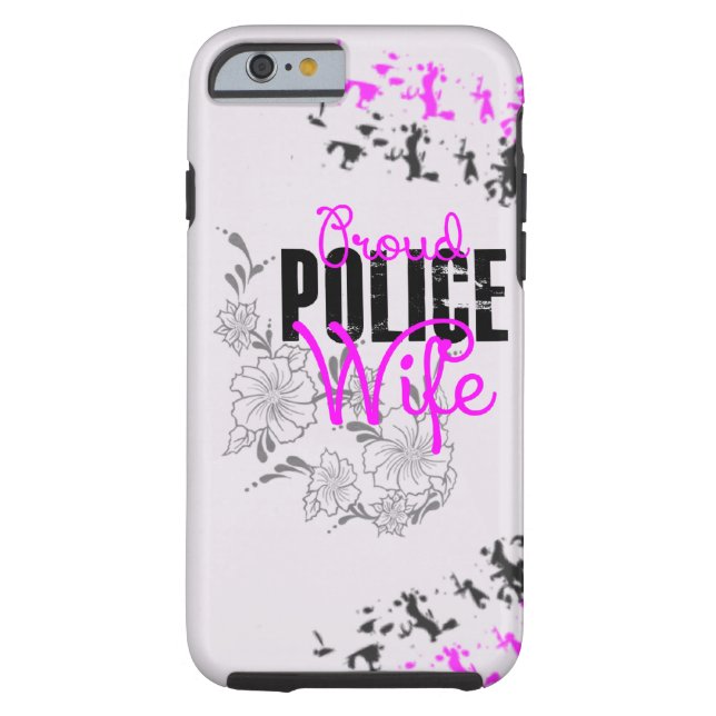 Proud Police Wife Case-Mate iPhone Case (Back)