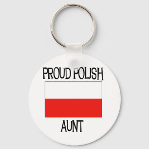 Proud Polish Aunt Key Ring