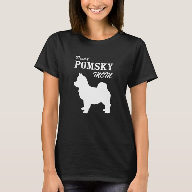 Proud Pomsky Mum Shirt (Front)