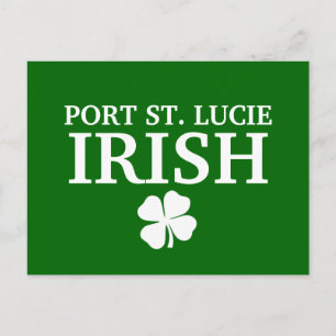 Proud PORT ST. LUCIE IRISH! St Patrick's Day Postcard