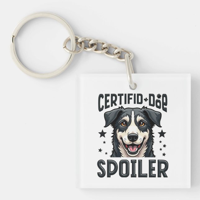 Proud Pup Spoiler Key Ring (Front)