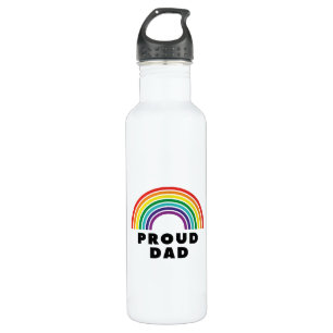 Proud Rainbow Dad 710 Ml Water Bottle