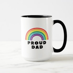 Proud Rainbow Dad Mug