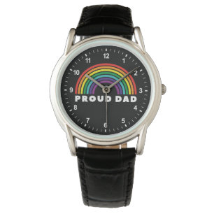 Proud Rainbow Dad Watch