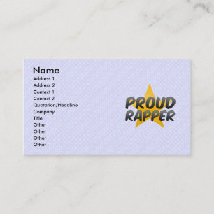 Proud Rapper Business Card