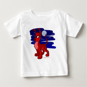 Proud red Gelert by moonlight Baby T-Shirt
