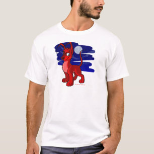Proud red Gelert by moonlight T-Shirt