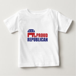 Proud Republican Elephant Baby T-Shirt