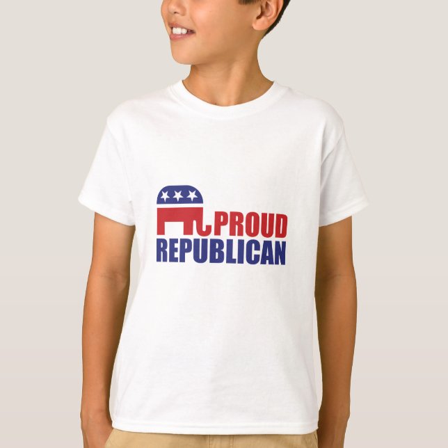 Proud Republican Elephant T-Shirt (Front)