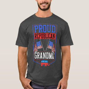 Proud Republican Grandma Patriotic Conservative Am T-Shirt