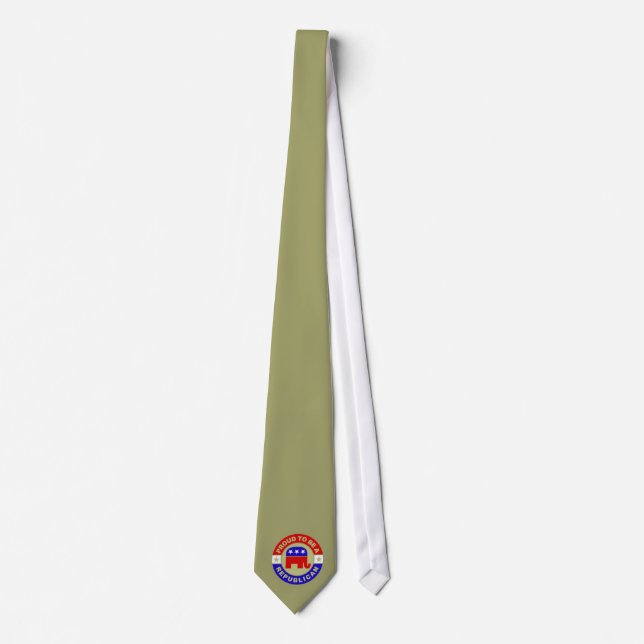 Proud Republican Tie (Front)