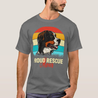 Proud Rescue Mum Funny Rescue Dog Lovers T-Shirt