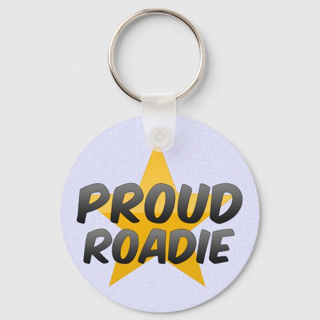 Proud Roadie Key Ring (Front)