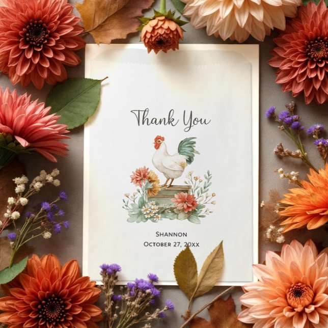 Proud Rooster Flowers Farm Generic | Favour Bags (Creator Uploaded)