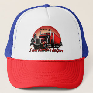 Proud Santa’s Helper Trucker Christmas Hat