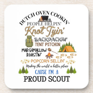 Proud Scout Coasters