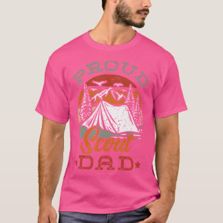Proud Scout Dad For A Camp Youth Leader T-Shirt