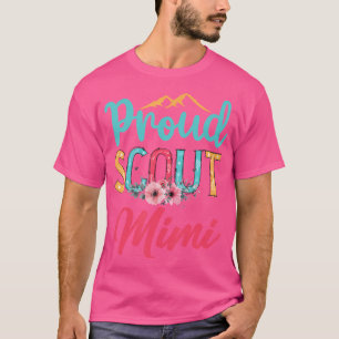 Proud Scout Mimi Happy Mother'S Day Camping Scouti T-Shirt