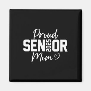 Proud Senior 2025 Mum Graduate Cute Heart Cl Of 20 Magnet