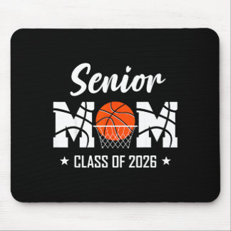 Proud senior basketball mom 2026 graduation mouse pad