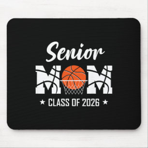 Proud Senior Sketll Mum 2026 Graduation Mouse Pad