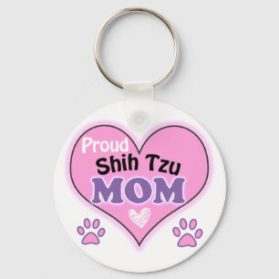 Proud Shih Tzu mum Key Ring